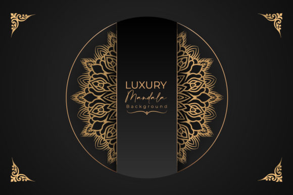 Download Luxury Gold Arabesque Pattern in Mandala - Luxury Collection