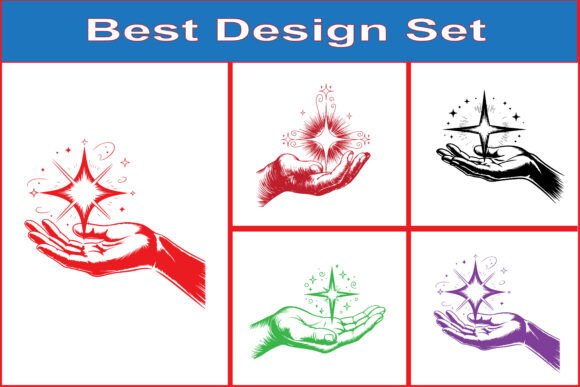 Download Spiritual Hand Star Symbol SVG Bundle - Premium Resources